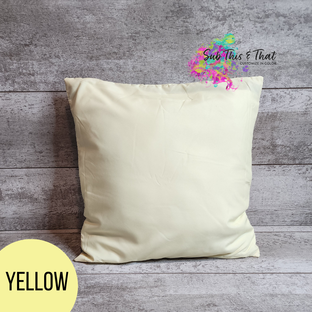Sublimation Polyester pillow cover-Pastel