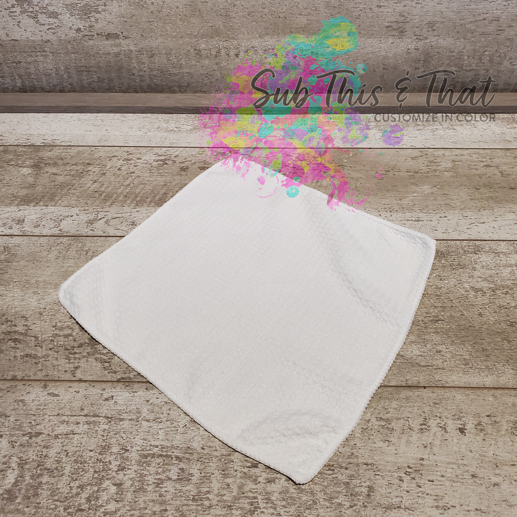 Sublimation Towel Waffle Weave 12x12 inch