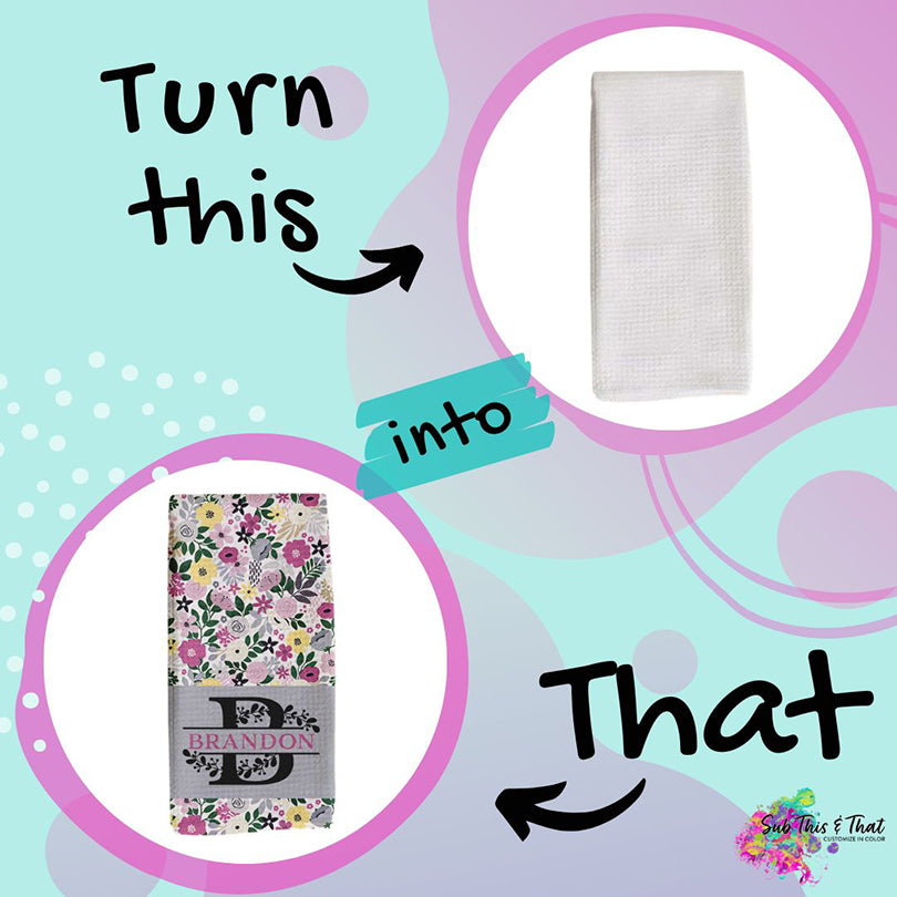 Sublimation Towel Waffle Weave 16x24