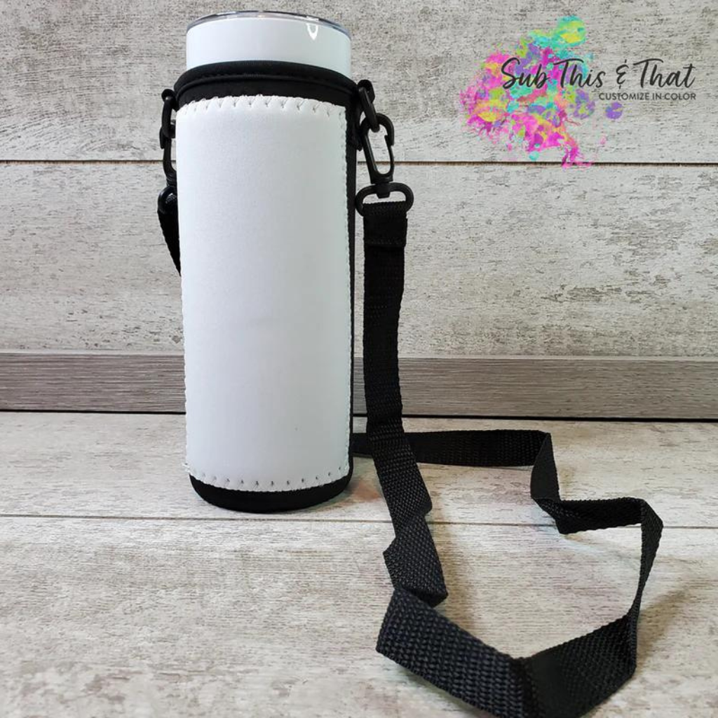 Sublimation Tumbler 20 oz. Sleeve with adjustable Strap - Neoprene