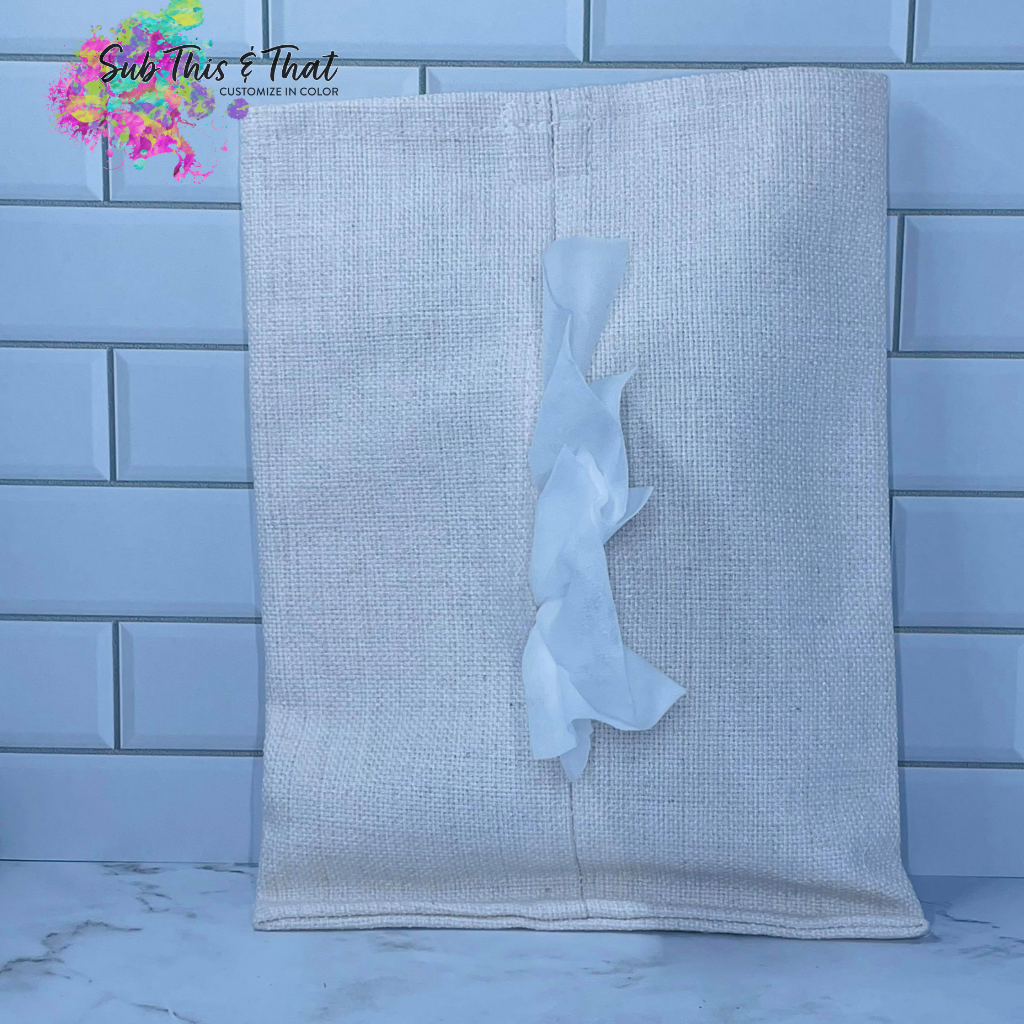 Sublimation linen tissue or wipes holder
