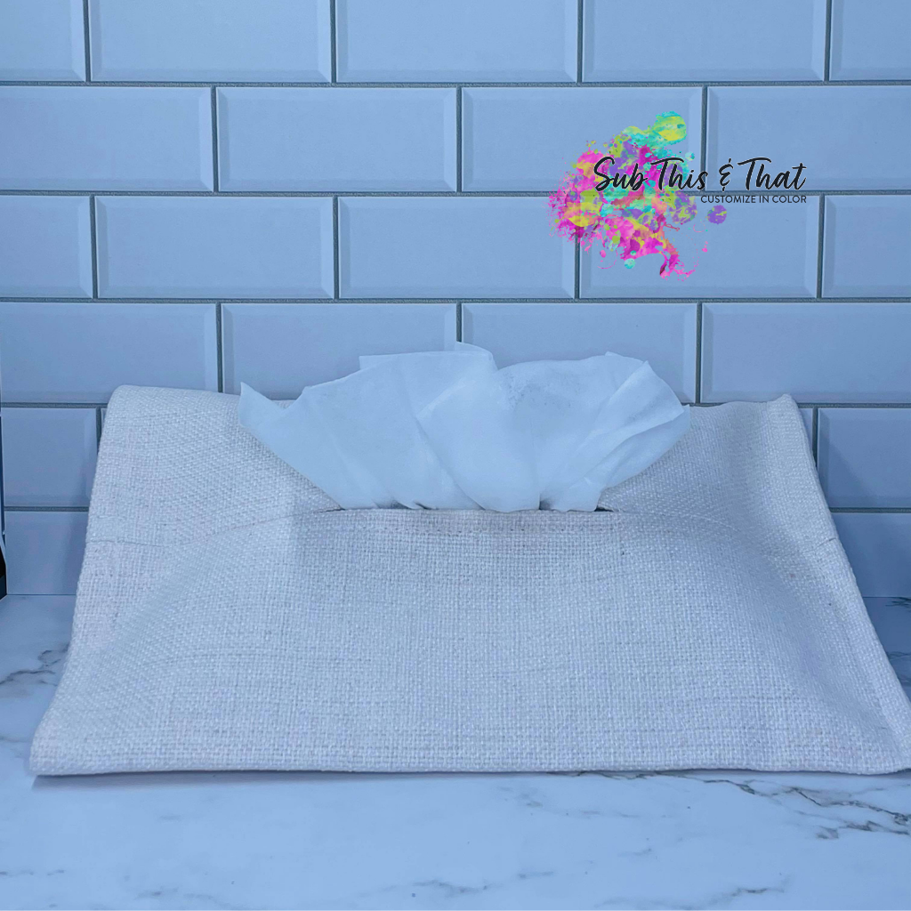 Sublimation linen tissue or wipes holder