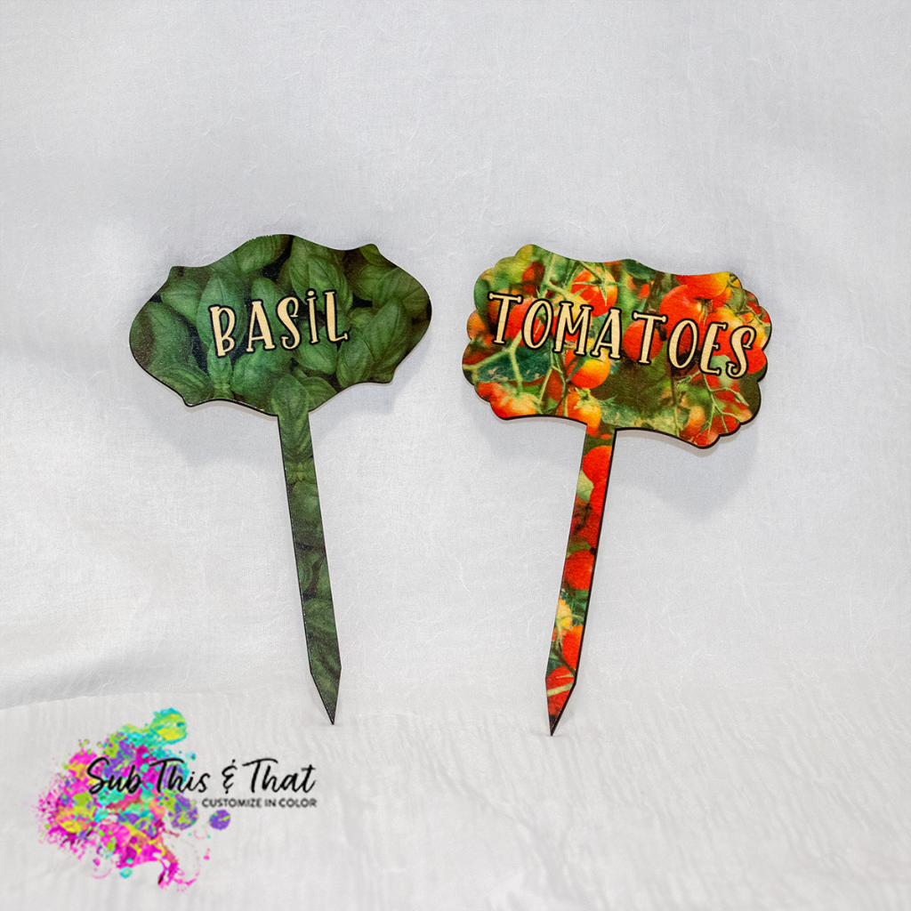 Sublimation wooden Garden Stakes